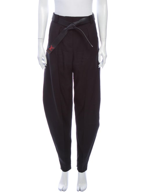 Louis Vuitton Silk Skinny Leg Pants Black