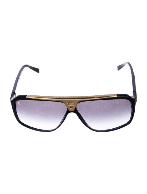Louis Vuitton Evidence Aviator Sunglasses black