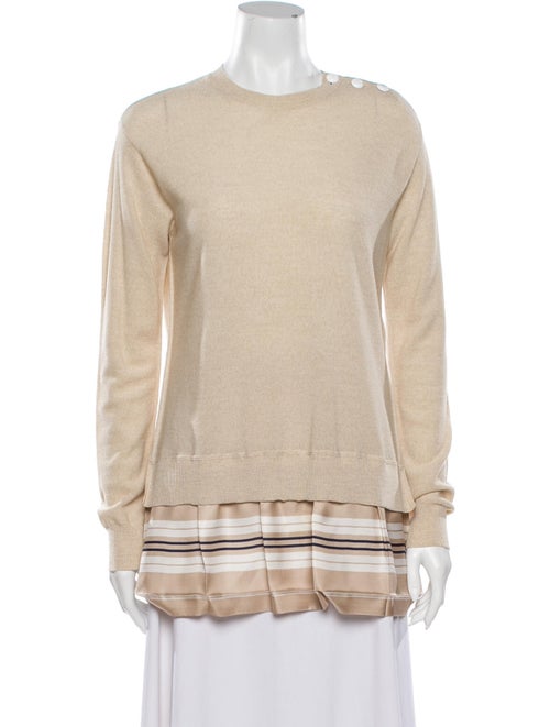 Louis Vuitton Merino Wool Striped Sweater Wool