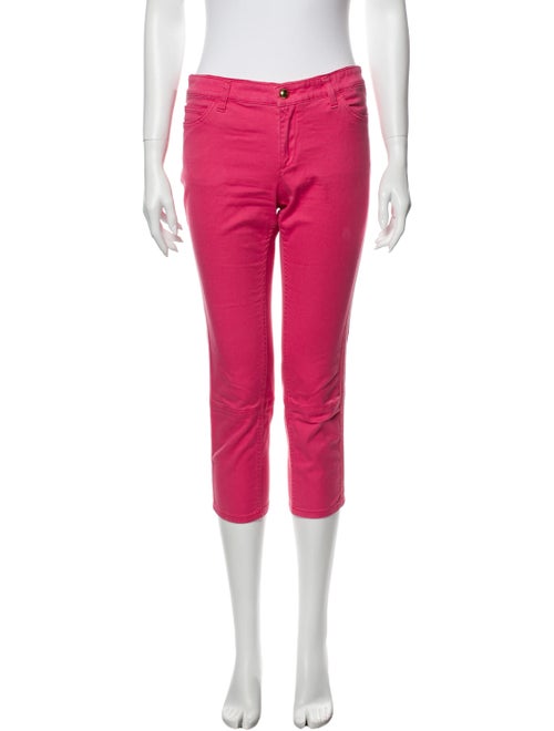 Louis Vuitton Low-Rise Straight Leg Jeans Pink
