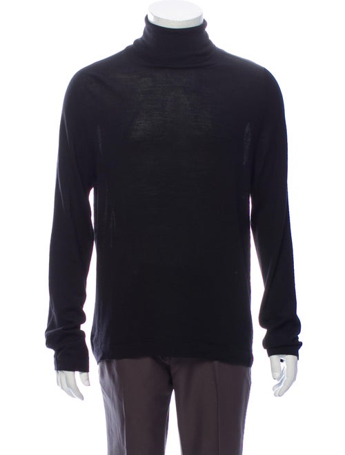 Louis Vuitton Turtleneck Long Sleeve Pullover Blac