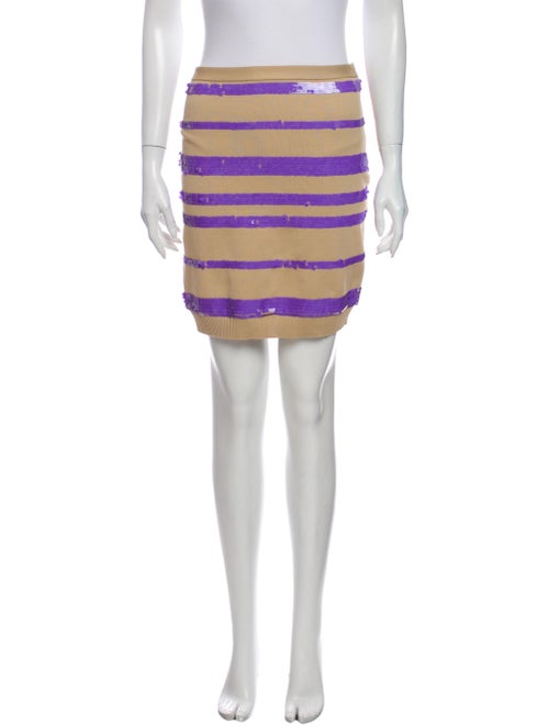 Louis Vuitton Striped Mini Skirt w/ Tags