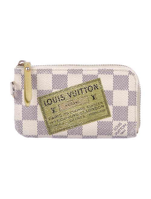 Louis Vuitton Damier Azur Complice Key Pouch Beige