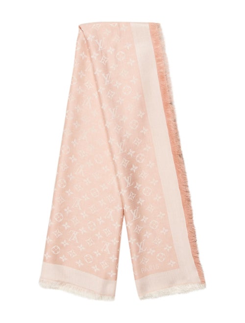 Louis Vuitton Monogram Denim Shawl Pink