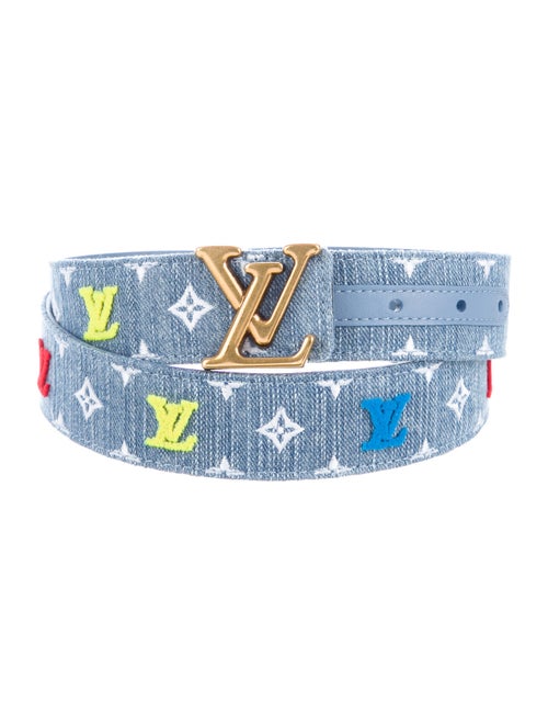 Louis Vuitton 2019 New Wave 35Mm Belt Blue