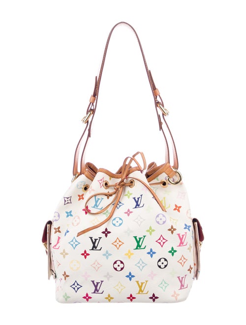 Louis Vuitton Monogram Multicolore Petit Noé White