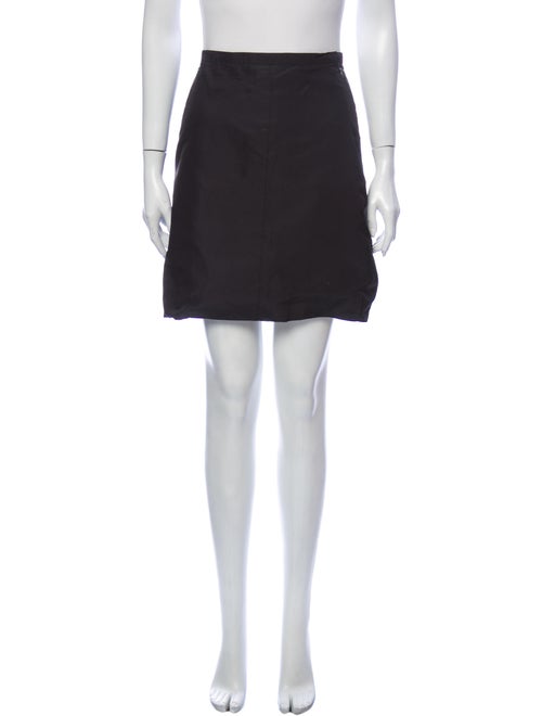 Louis Vuitton Silk Mini Skirt Black