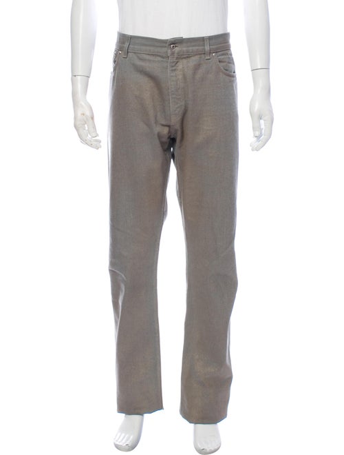 Louis Vuitton Straight-Leg Jeans Grey