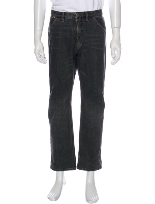 Louis Vuitton Straight-Leg Jeans Grey