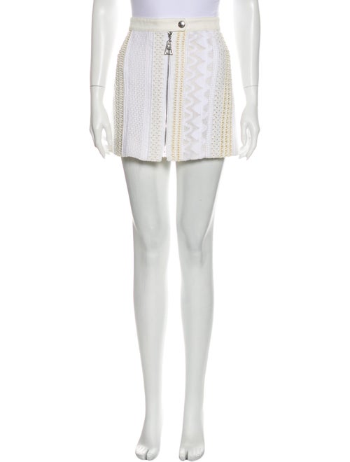 Louis Vuitton Mini Skirt White
