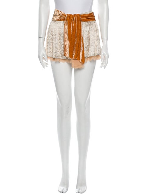 Louis Vuitton Colorblock Pattern Mini Skirt w/ Tag