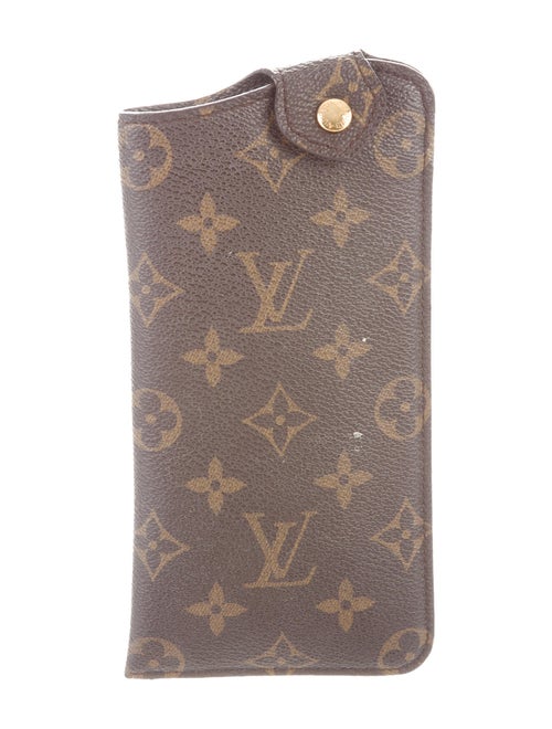 Louis Vuitton Monogram Etui Lunettes MM Brown
