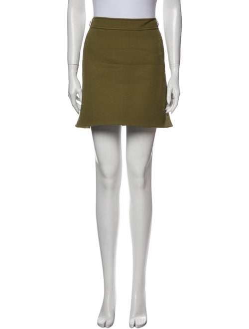 Louis Vuitton Wool Mini Skirt Wool
