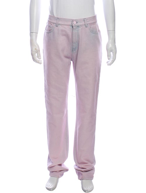 Louis Vuitton Straight-Leg Jeans Purple
