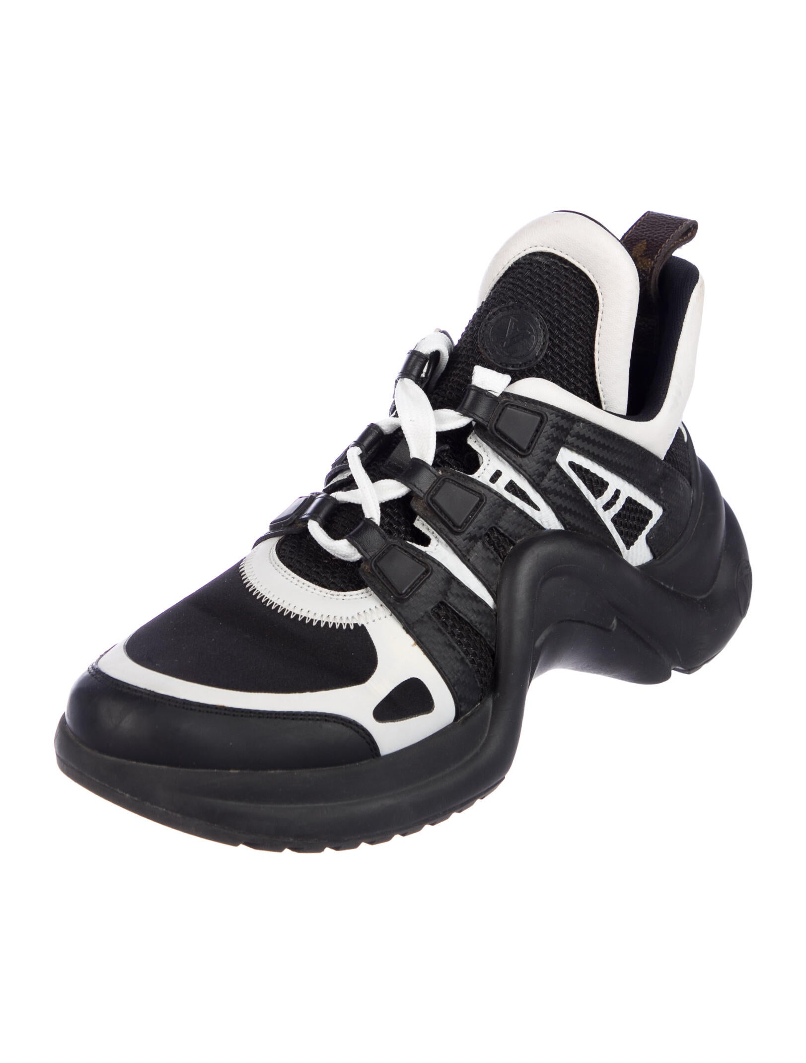 Louis Vuitton LV Monogram Leather Chunky Sneakers