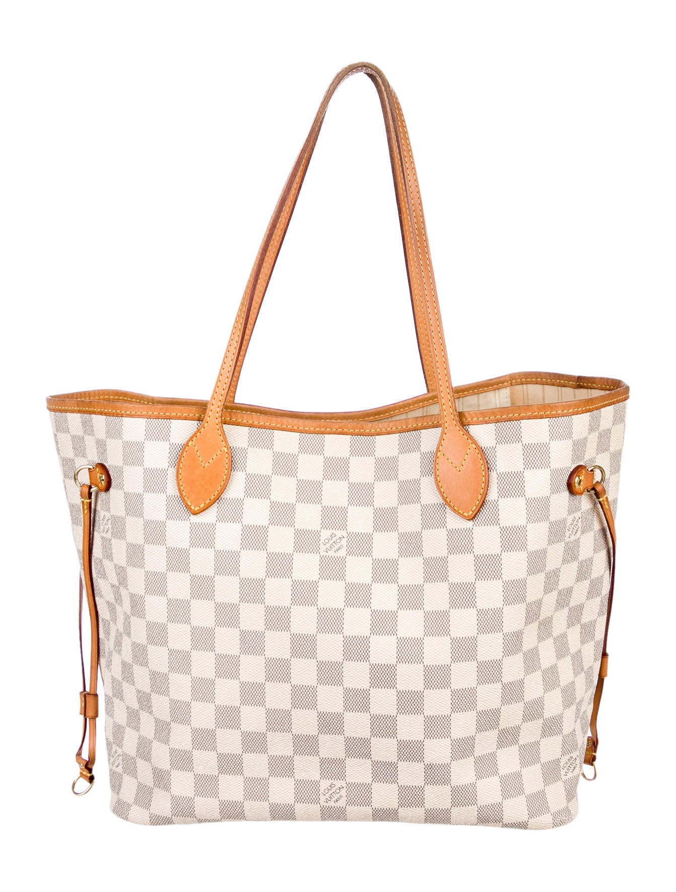 Louis Vuitton Damier Neverfull MM Handbags LOU40314 The RealReal
