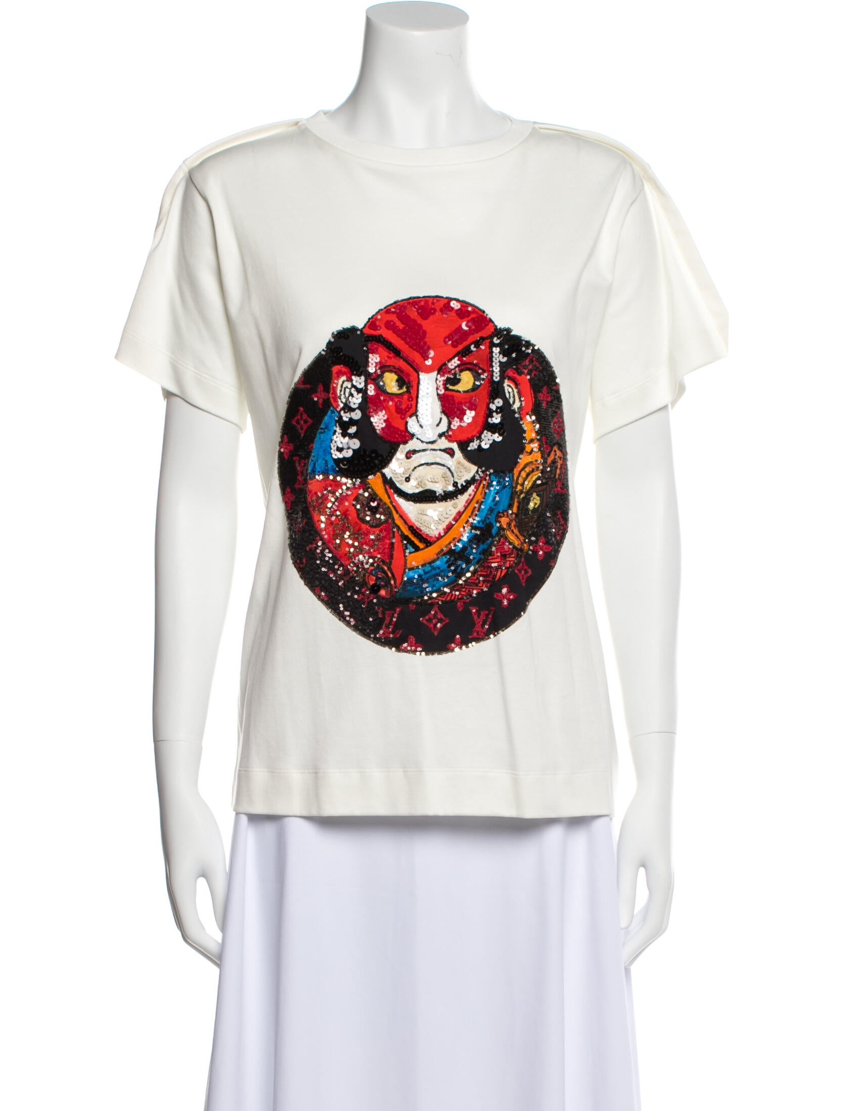 【正規品質保証】 TIE Vuitton】MONOGRAM 【Louis & Tシャツ プリント DYE Tシャツ・カットソー Louis vuitton printed t - Gem