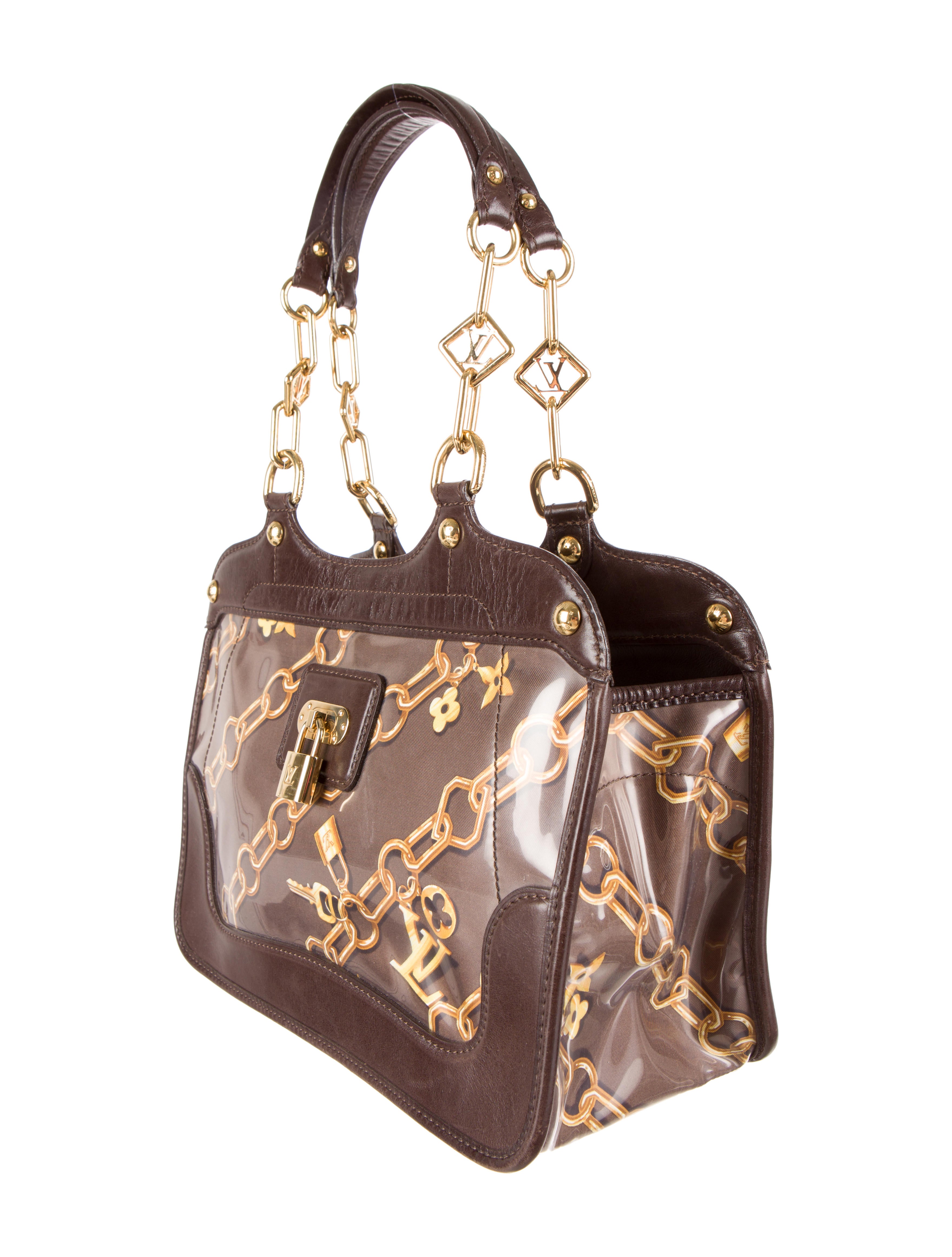 Louis Vuitton Monogram Charms Cabas Tote Brown Handle Bags, Handbags LOU46127 The RealReal