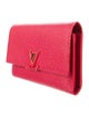 Louis Vuitton Leather Capucines Compact Wallet