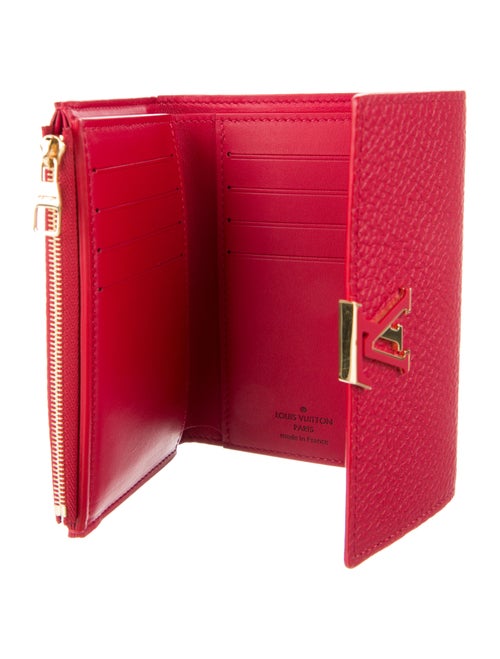 Louis Vuitton Leather Capucines Compact Wallet