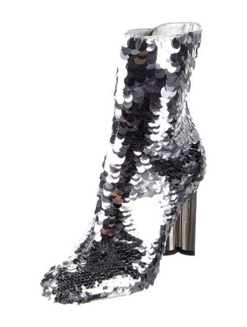 Louis Vuitton Printed Sequin Embellishments Boots