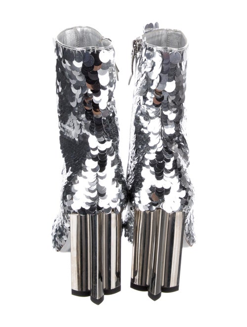 Louis Vuitton Printed Sequin Embellishments Boots