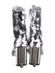 Louis Vuitton Printed Sequin Embellishments Boots