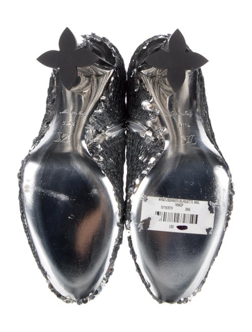 Louis Vuitton Printed Sequin Embellishments Boots