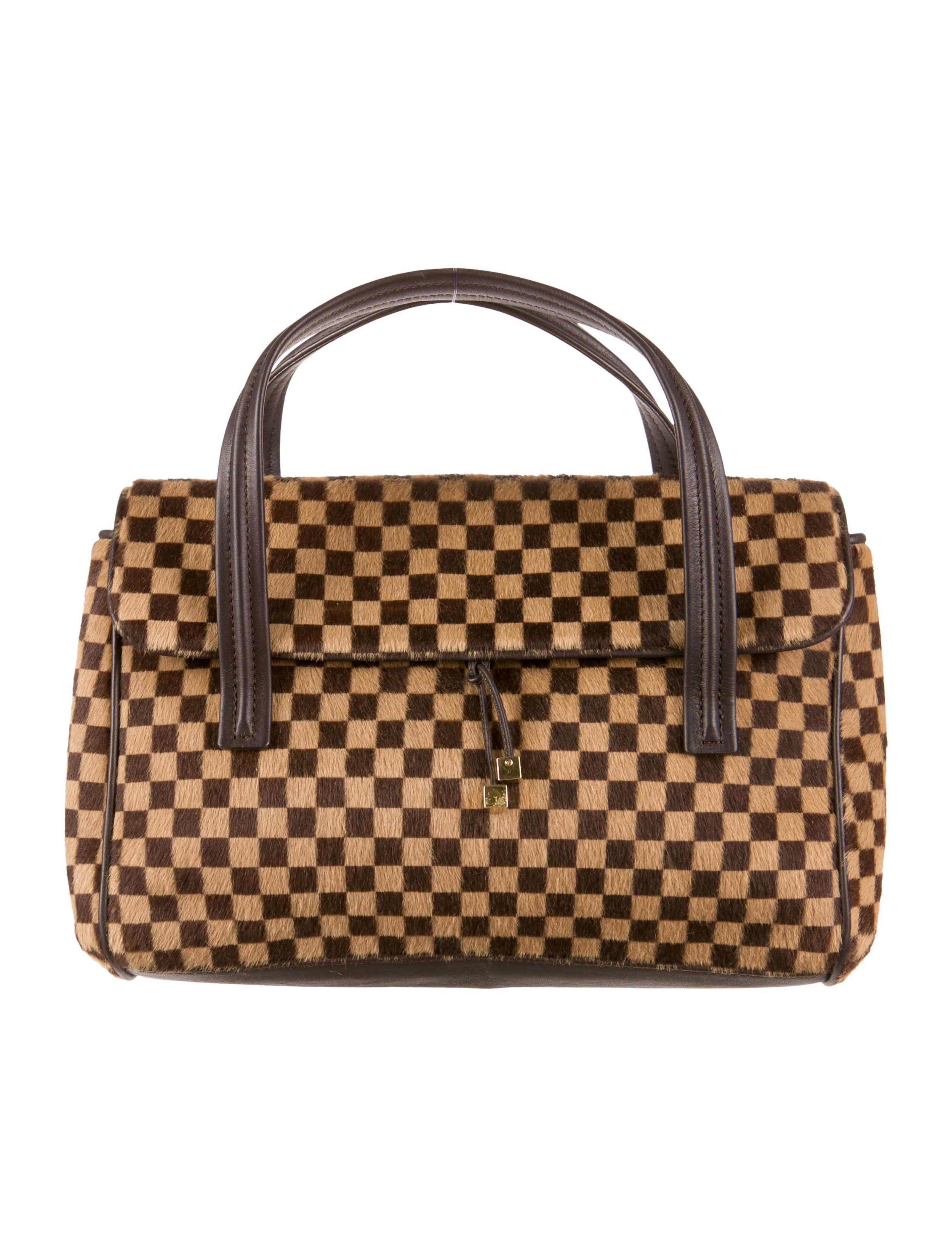 Louis Vuitton Damier Sauvage Lionne Bag Brown Handle Bags, Handbags