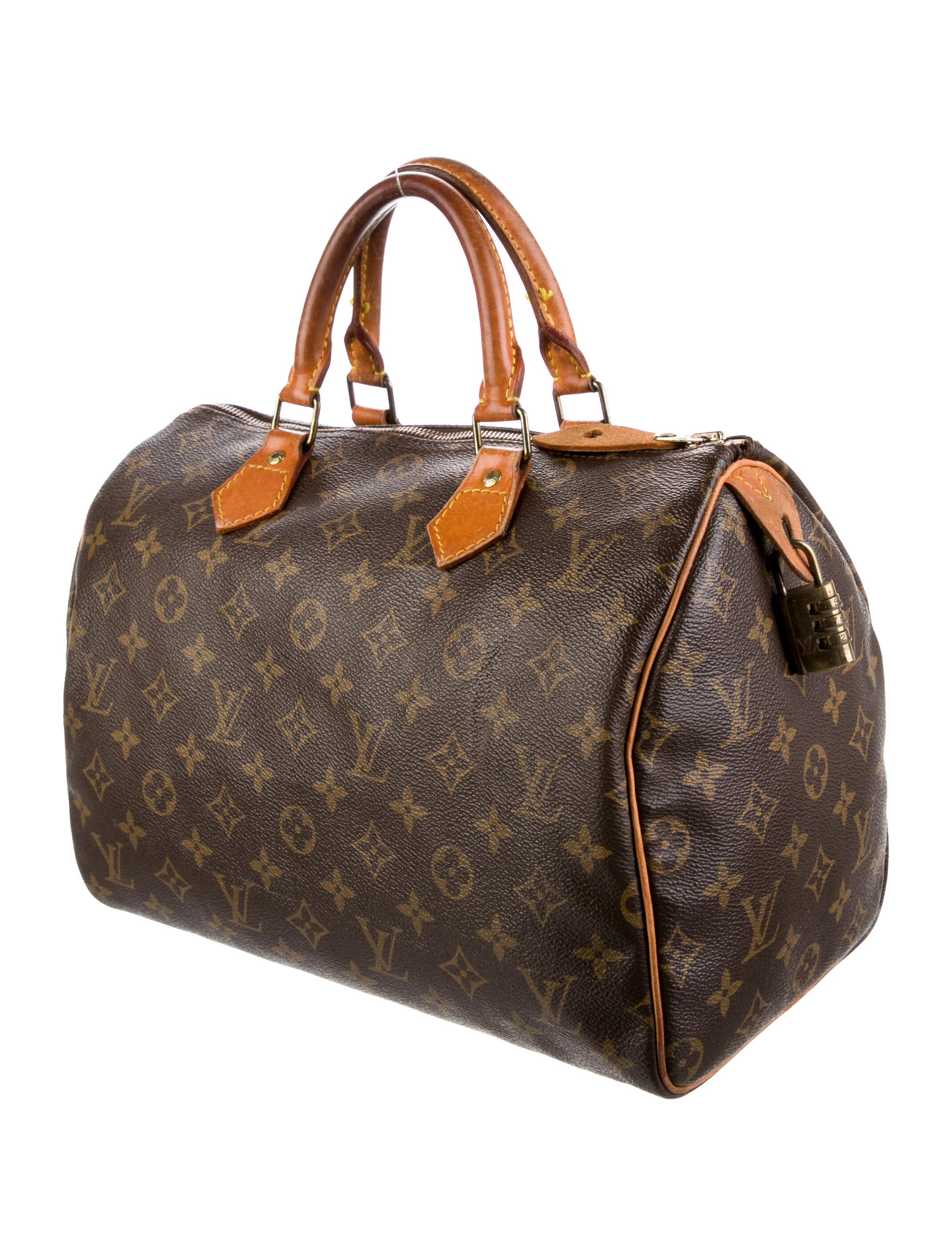 ルイヴィトン Louis Vuitton 1987 Vintage Monogram Speedy 30 - Brown Handle Bags