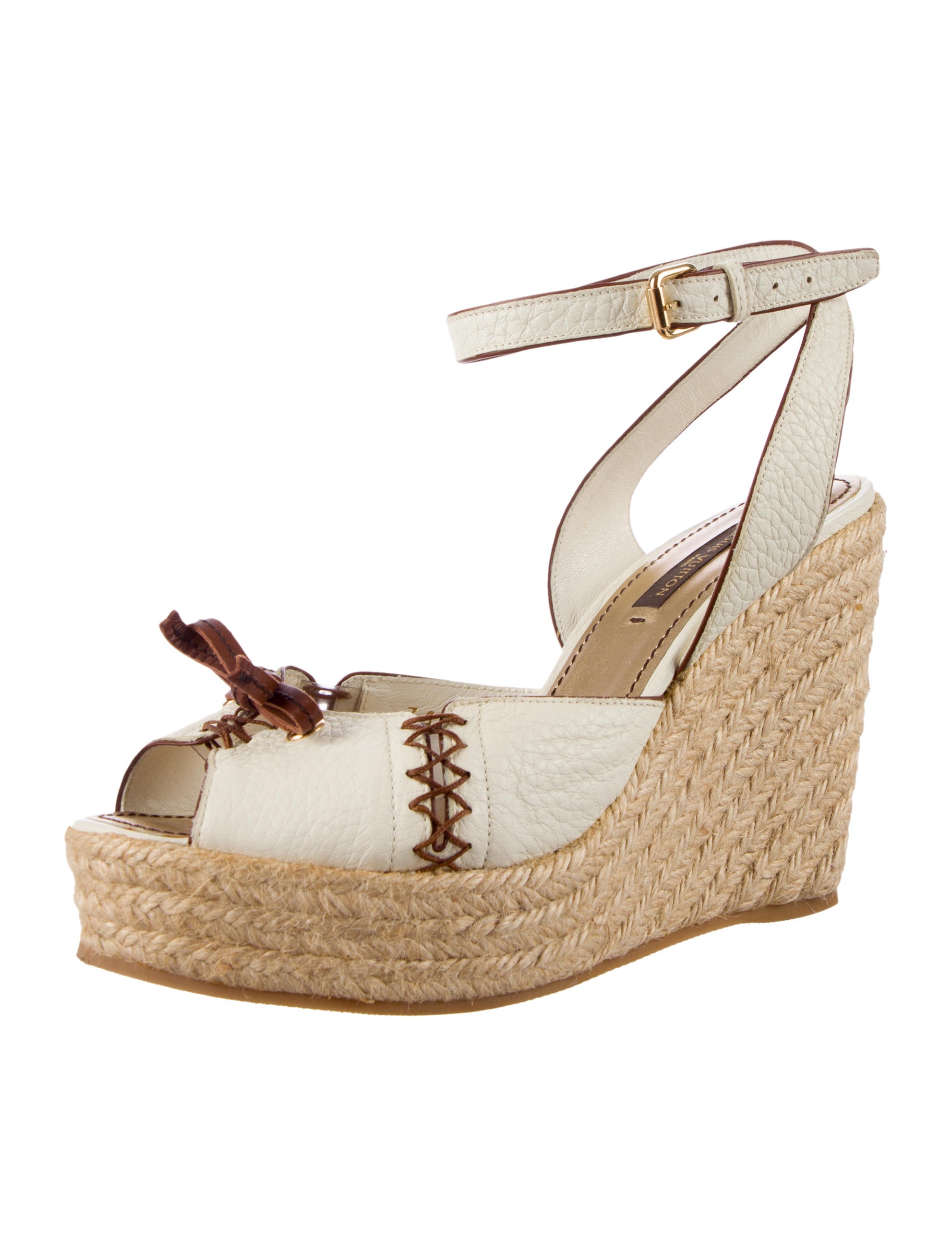 Louis Vuitton Espadrille Wedges Shoes LOU52492 The RealReal