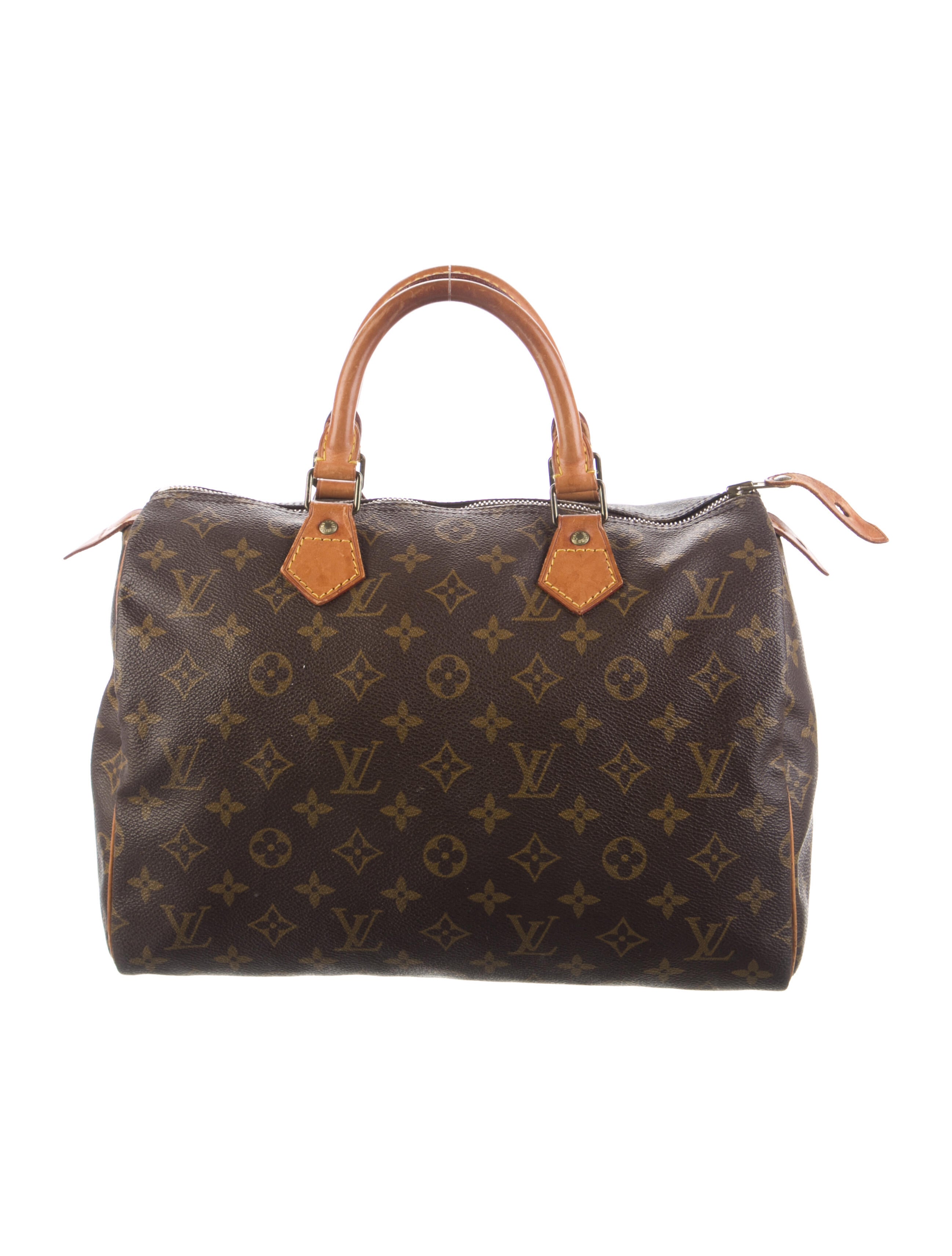 Louis Vuitton 1990 Vintage Monogram Speedy 30 - Brown Handle