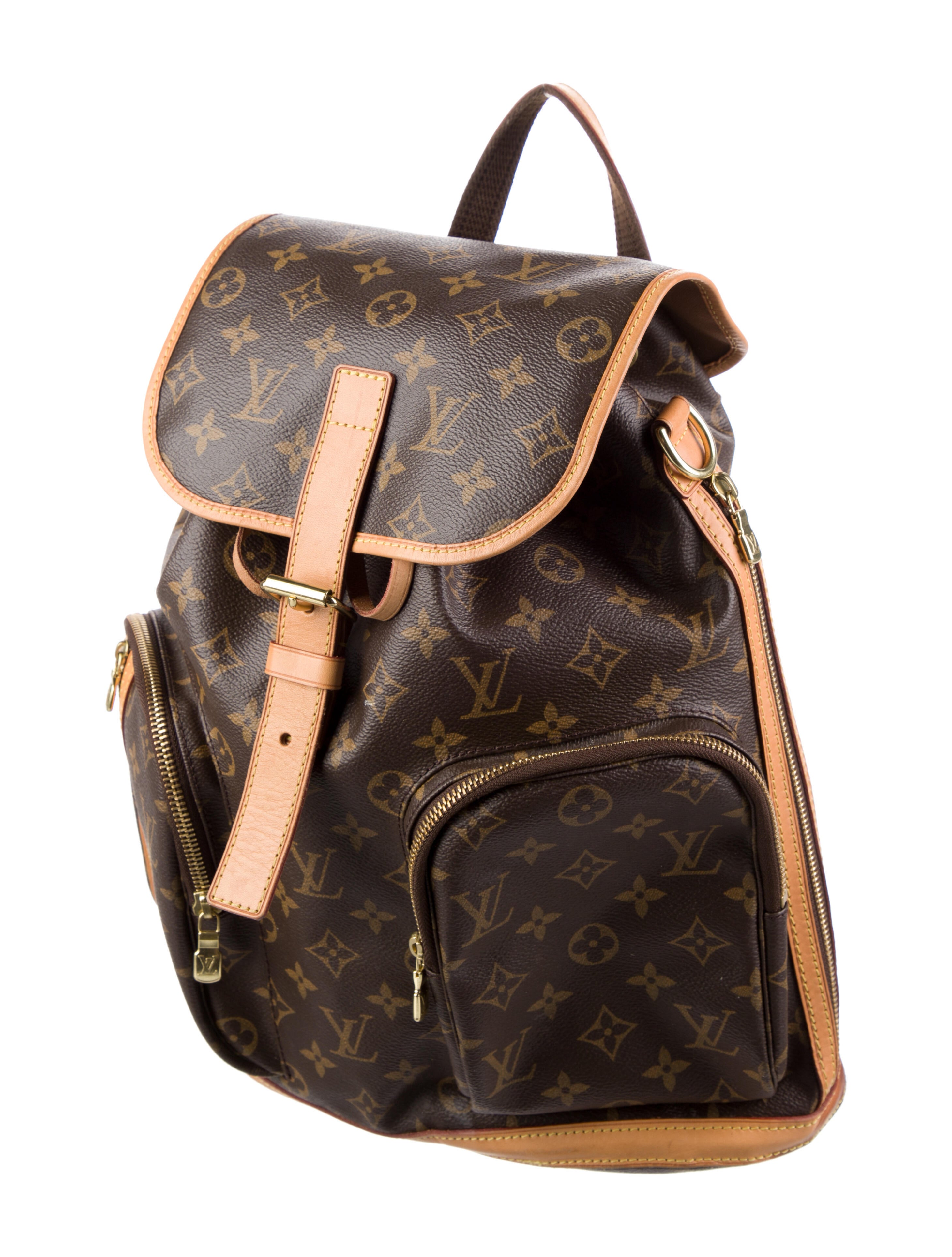 Louis Vuitton Monogram Bosphore Backpack Brown Backpacks, Handbags