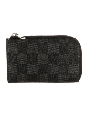 Louis Vuitton Damier Graphite Pattern Leather Wallet