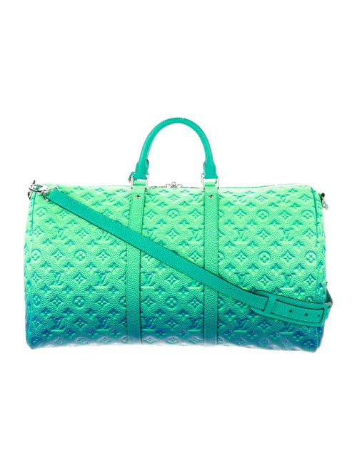 Louis Vuitton 2022 Taurillon Illusion Keepall 50 Bandoulière