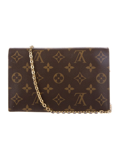 Louis Vuitton 2019 Monogram Flore Chain Wallet