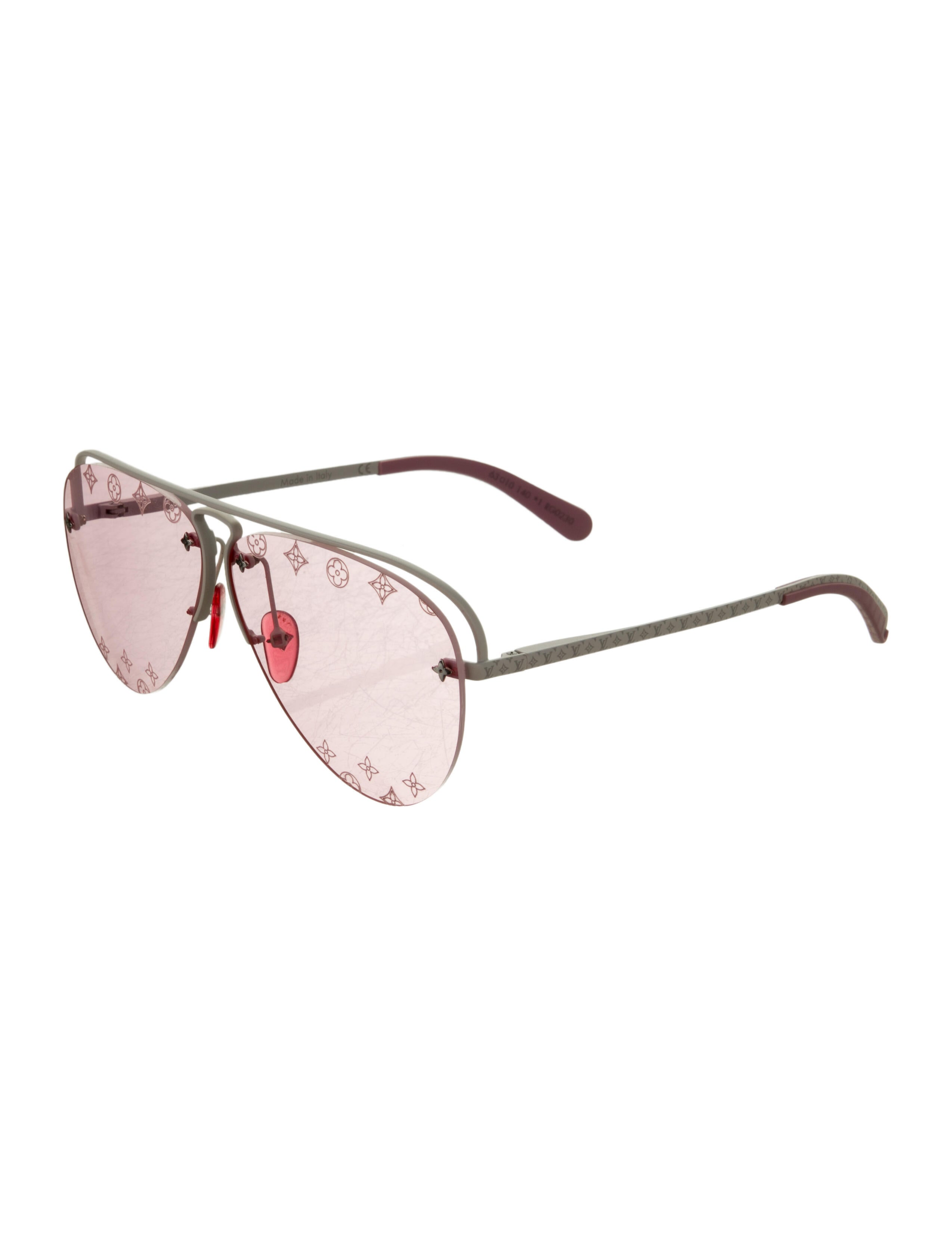 Louis Vuitton Escale Grease LV Monogram Sunglasses Pink Sunglasses