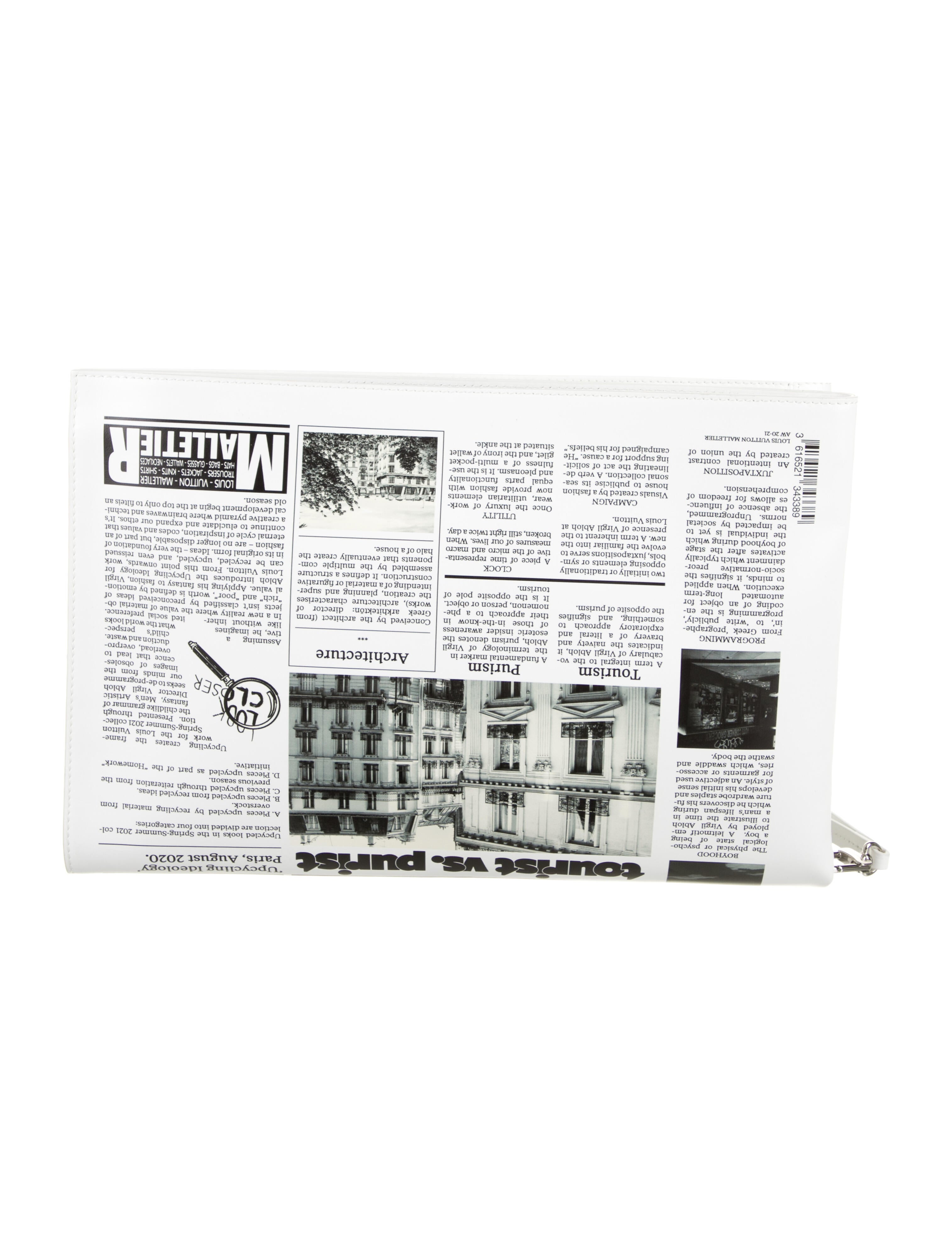 Louis Vuitton 2021 Newspaper Pouch