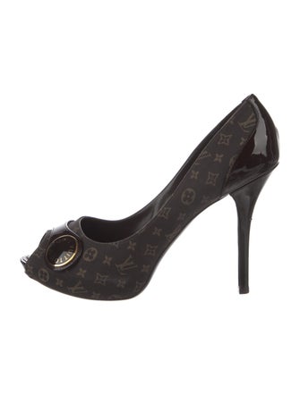 Louis Vuitton Canvas Printed Pumps