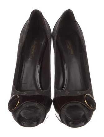 Louis Vuitton Canvas Printed Pumps
