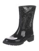 Louis Vuitton Drops Flat Half Boot LV Monogram Rain Boots