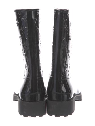 Louis Vuitton Drops Flat Half Boot LV Monogram Rain Boots