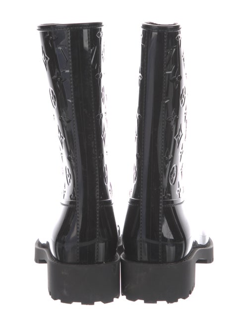 Louis Vuitton Drops Flat Half Boot LV Monogram Rain Boots
