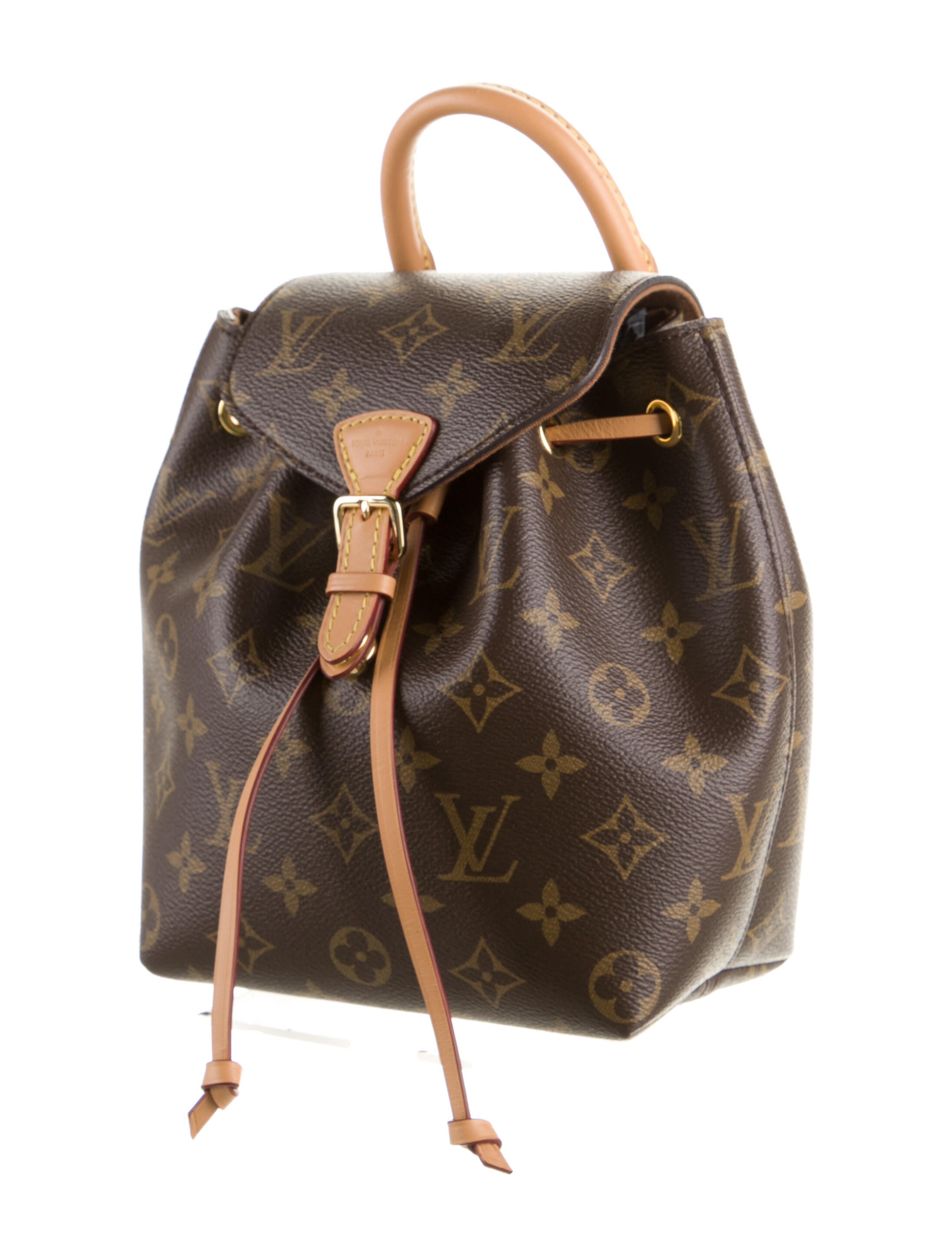 Louis Vuitton 2022 Monogram Montsouris BB Brown Backpacks, Handbags