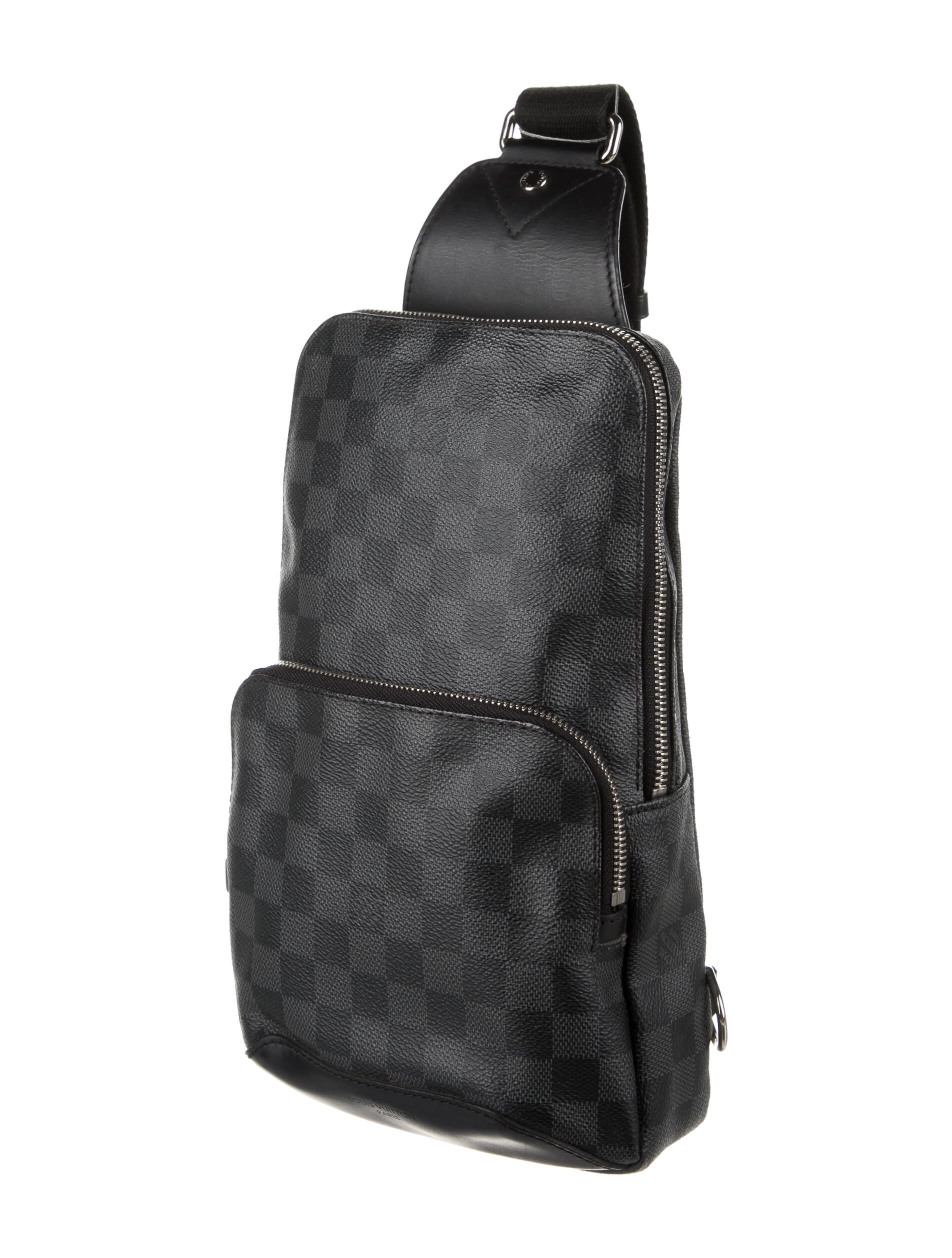Louis Vuitton Damier Graphite Avenue Sling Bag Black Backpacks, Bags