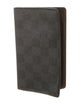 Louis Vuitton 2009 Damier Graphite Pattern Checkbook Holder