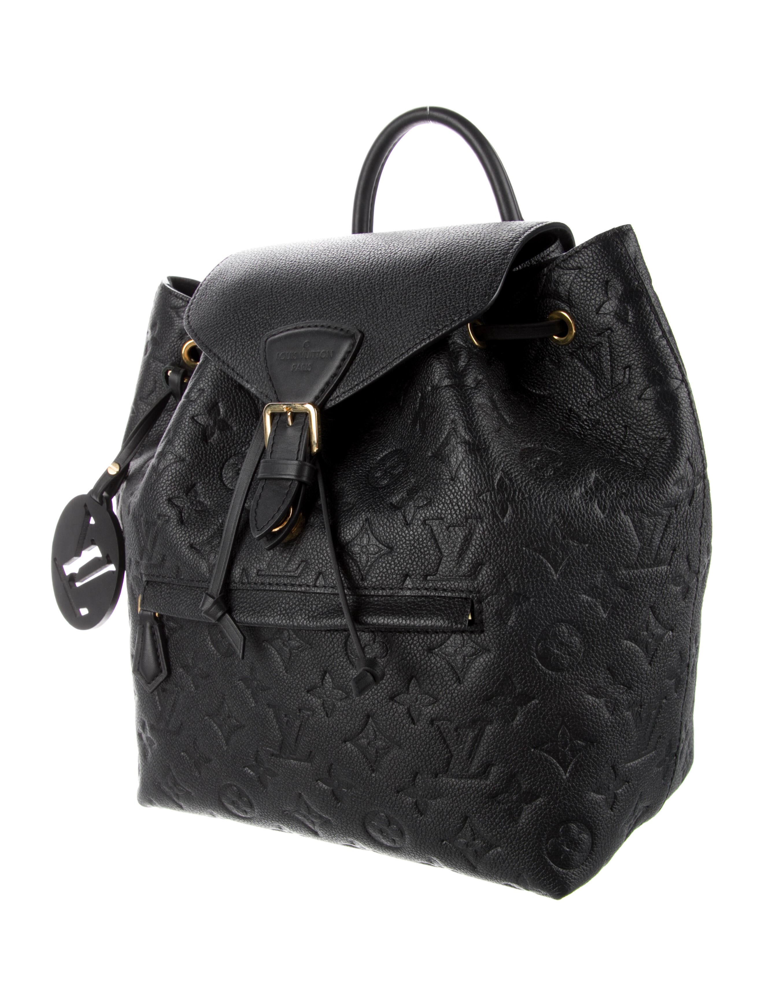 Louis Vuitton Monogram Empreinte Montsouris NM Black Backpacks