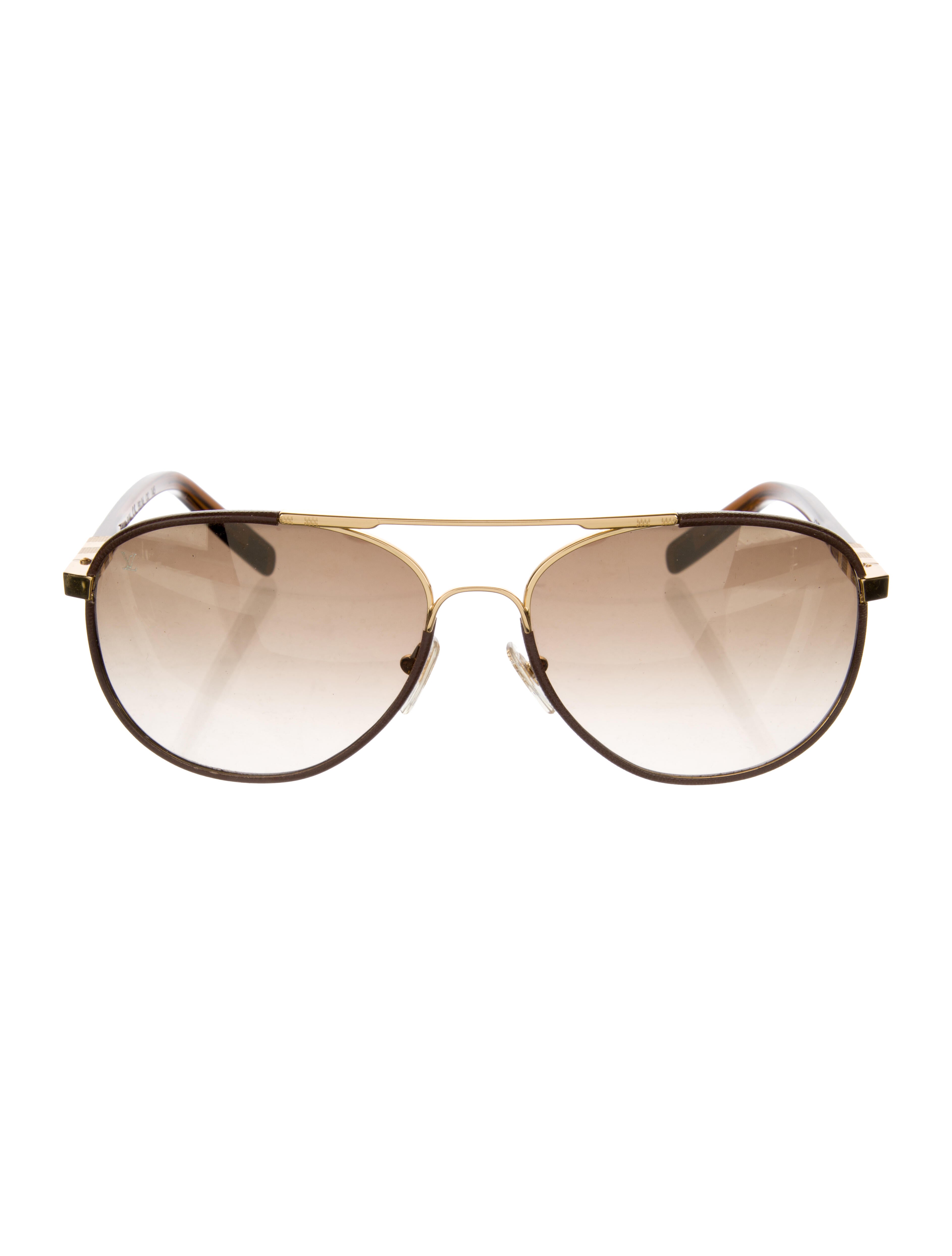 Louis Vuitton Attraction Pilot Aviator Sunglasses