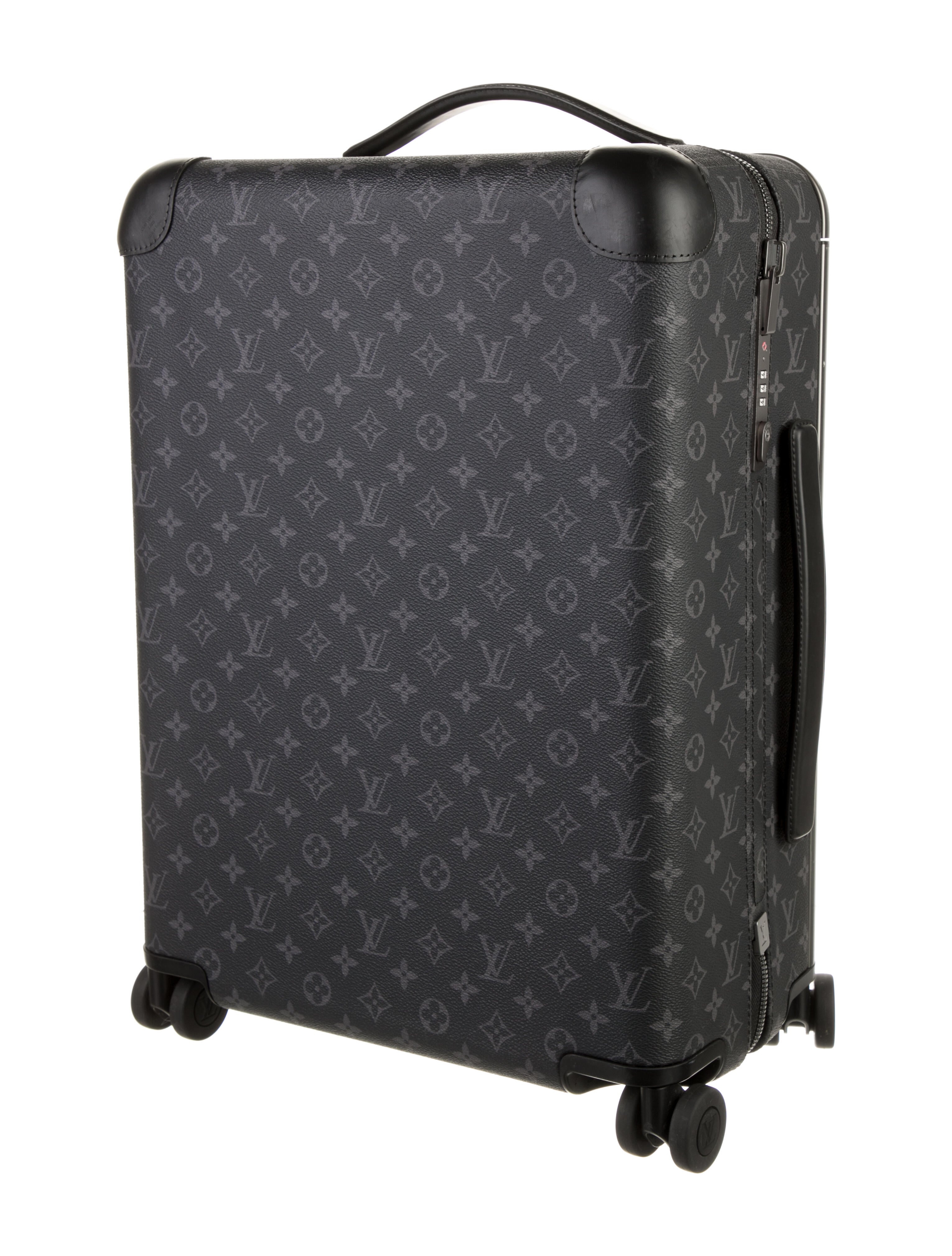 Louis Vuitton Monogram Eclipse Horizon 55 Black Suitcases, Luggage