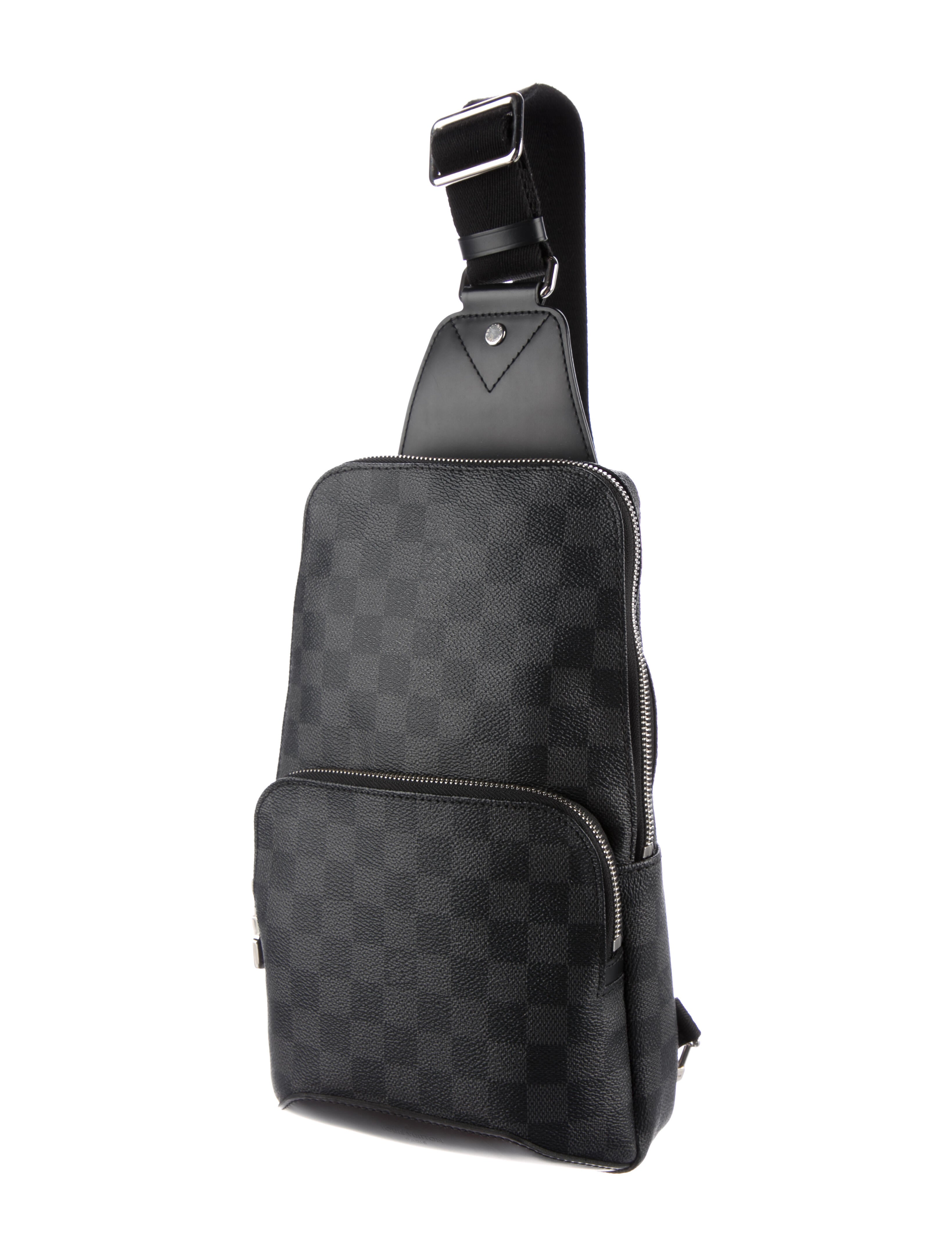 Louis Vuitton Damier Graphite Avenue Sling Bag Black Backpacks, Bags